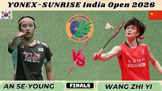 [결승전] 안세영 vs 왕즈이 | 2026 요넥스-선라이즈 인도 오픈 배드민턴