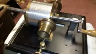 Edison 1877 Kruesi Tinfoil Phonograph - 작동방법 설명