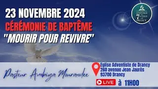 Cérémonie de baptême 23 Novembre 2024  thème 