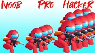Gun Clash 3D: Imposter Battle - NOOB vs PRO vs HACKER
