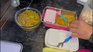 Efficienct Thursday morning routine for kids' lunchboxes !