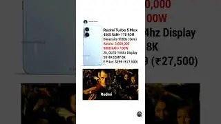 Redmi Turbo 5 Max 💥 #xiaomi #iphone