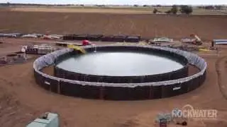 Rockwater Nested Tank - An Innovative Solution for Oilfield Water Storage
