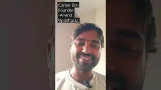 career Bro Founder Arvind Upadhyay Talks About The Career Guidance and counseling, Franchisee