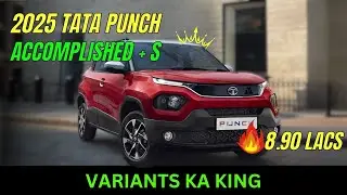 2025 Tata Punch Accomplished Plus Sunroof Full Review Under 2 Min | 🦾 Second Top MODEL