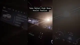 Tata Safari High Beam Assist Feature👍