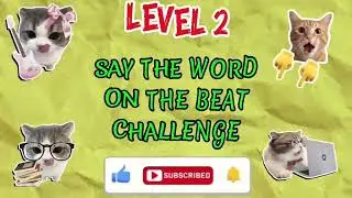 🎧 Say the word on the beat!Test your timing, rhythm, and focus 🔥#saythewordonthebeat #shorts