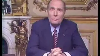Allocution de François Mitterrand après la défaite de la droite en 1988