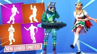 *NEW* Season 6 Emotes LEAKED in Fortnite! (Smooth Moves, Drop the Bass, Glitter Up) LEAKED EMOTES!