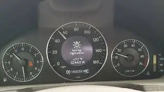 2004 Mercedes E500, W211 Chassis: BRAKE Service brake Visit workshop!