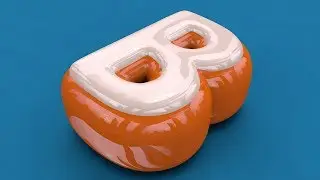 Cinema 4D Tutorial  -  3D Super Inflated Text