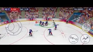 Day - 2  of. winter  games 🏒 Match  no. 3.Canada  vs. Norway. Score Canada -6, Norway - 0