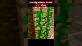 Jungle tree house minecraft @basicbuilds_ at tiktok