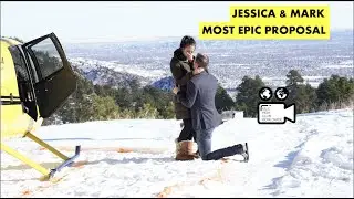 MOST EPIC WEDDING PROPOSAL | HELICOPTER SCAVENGER HUNT | MARK & JESSICA'S ENGAGEMENT | COLORADO