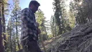 Sampling a creek in Tahoe for Gold!