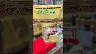 ✨One Gram Gold Nikah Nama in Hyderabad