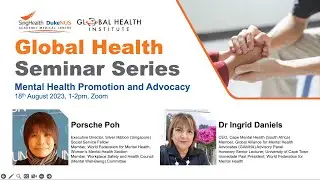 Global Health Seminar Series: Mental Health Promotion and Advocacy