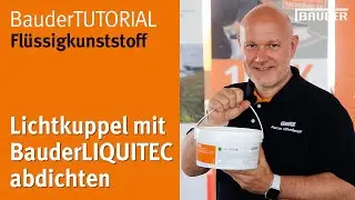 Lichtkuppel mit Fl&uuml;ssigkunststoff abdichten | BauderTUTORIAL Flachdach