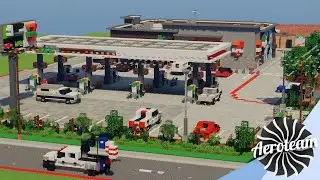 Minecraft Most Realistic 7/11 Gas Station
