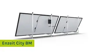 Enzeit Solar City Set | Balcony PV Mounting System - Assembly Animation