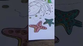 🎨Ocean Coloring Book Video  Relax  Unwind with Small Fish Designs