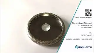 Electroplated Diamond Drainer Groove Grinding Wheels for Granite Marble Stone Countertops
