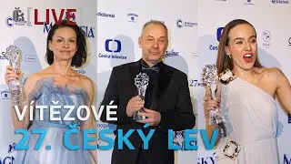 27. Český lev: Vítězové a předávající - Ramba, Schmitzer, Melíšková, Marhoul