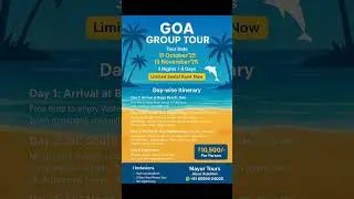 Sun, Sand & Sea &ndash; Welcome to Goa! 🏖️☀️Relax on pristine beaches, enjoy vibrant nightlife