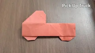 How to make a paper pickup truck 