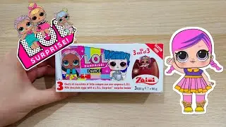 Satisfying ASMR L.O.L surprise chocolate eggs Unboxing