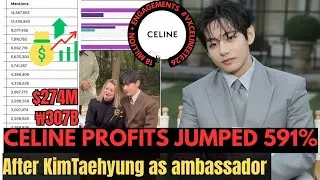 Taehyung made Celine profits jumped 591% after a year as ambassador