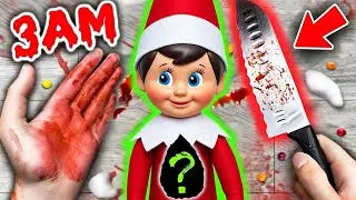 (WHAT'S INSIDE?) CUTTING OPEN HAUNTED ELF ON THE SHELF DOLL AT 3AM!!!