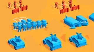 Plastic Army Battle Simulator: Funny Gameplay (iOS,Android) - Answer Level 1(Army Commander)
