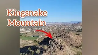 Climbing Kingsnake Mountain in Phoenix Mountain Preserve 