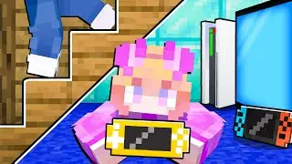 I Built A Secret Gaming Room in MINECRAFT