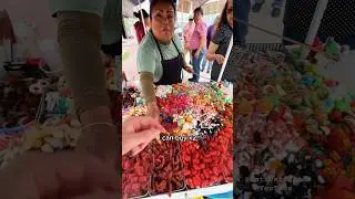 $2.70 spicy candy in Mexico 🇲🇽 #streetfood #candy #m&eacute;xico