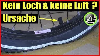 Fahrradreifen verliert luft aber kein Loch ✅ Fahrradreifen verliert langsam luft am Ventil #diy