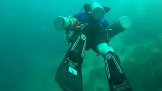 Neptune's Finger Full Video Tropical Scuba Diving to See Sand Falls