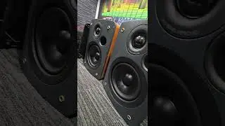 L9 Q Acoustics 1010i Graphite Bookshelf Speakers Small Compact 75w 6ohm