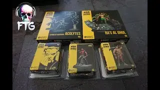 Unboxing (most) Batman Miniature Game 3rd Ed League of Assassins Releases
