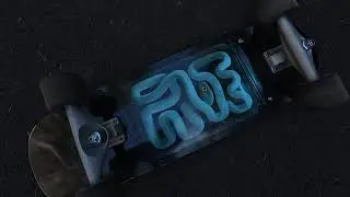 Landyachtz Tugboat Midnight Snek Surfskate