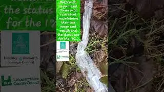 #hinckley #leicester #council #littering #microplastics #intergenerationalequity #rejectreformuk