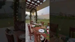 Outdoor Anniversary Decor by The Stylor Events | Jalandhar