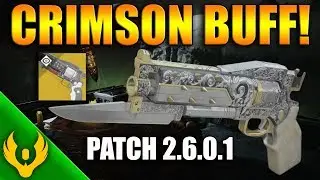 Destiny 2 Shadowkeep Crimson Exotic Hand Cannon Buff! PvP Gameplay Review | Patch 2.6.0.1