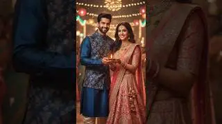 Gemini Couples photo editing| Trending Viral couple Diwali Photo Editing Prompt #gemini ​#ai #couple