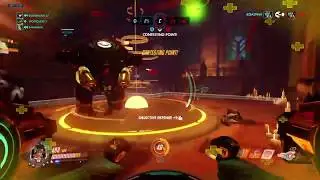 Overwatch console elite tier scrim - Top 500 D.Va gameplay