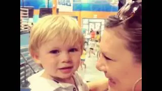 Cute nose kiss goes bad