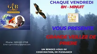 DEMIE VEILLEE DE PRIERE: 30 JANVIER 2026