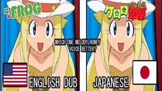 Keroro Gunso/ケロロ軍曹: Melody Honey English Dub Vs Original Japanese? (ケロロ軍曹)