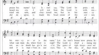 14, 613   Give thanks unto the Lord Jehovah Soprano